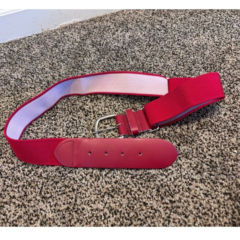 Baseball/Softball adjustable belt - Red